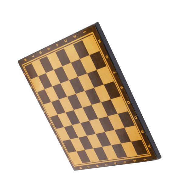 孤立的木制空棋盘图片下载