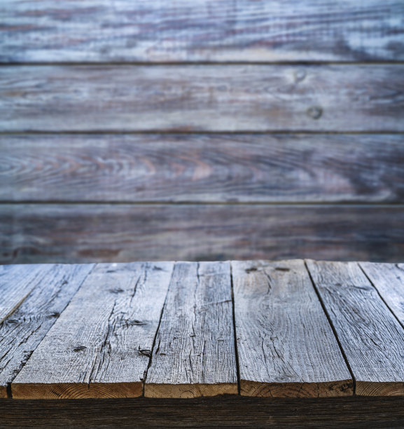 质朴的木桌和墙壁背景图片下载