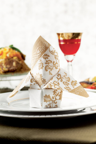 白色餐巾，圣诞假日用餐，折叠褪色餐巾，桌布，餐巾套装，图片下载