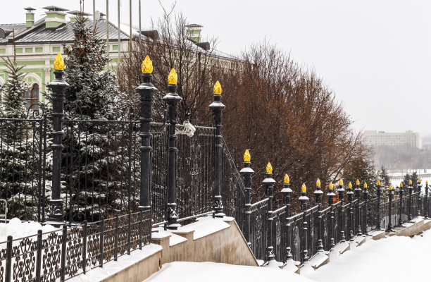 冬天的城市景观图片下载