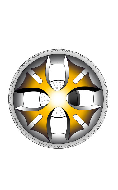 汽车的车轮设计图片下载