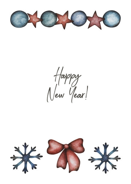 冬天的雪花，球，星星和弓的框架。图片下载