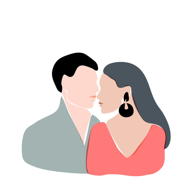 一对相爱的情侣。图片下载