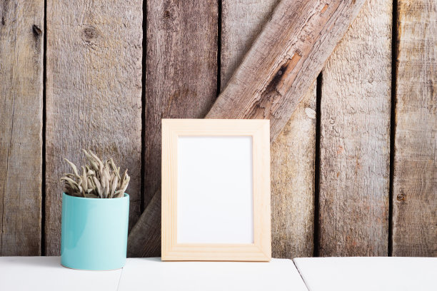 烹饪背景，鼠尾草，空画框图片下载