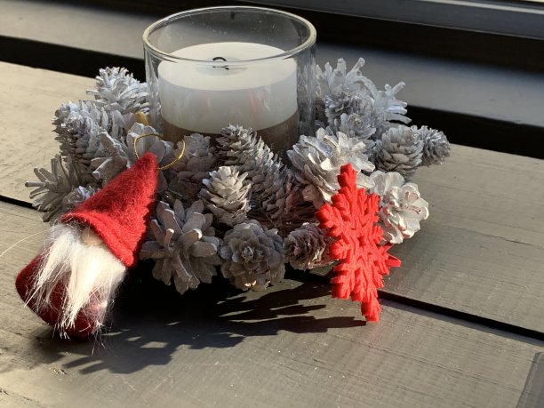 圣诞蜡烛图片下载