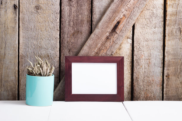 烹饪背景，鼠尾草，空画框图片下载