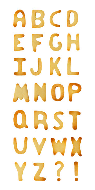 字母饼干图片下载