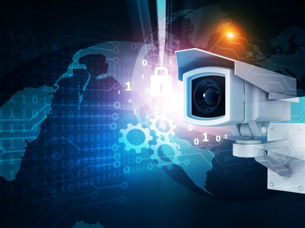 闭路电视摄像技术背景图片下载