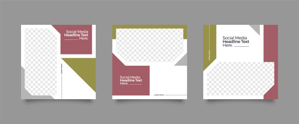 现代时尚instagram社交媒体发布模板图片下载