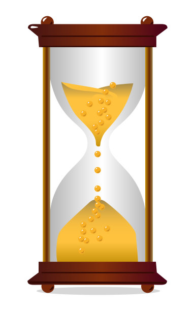 沙子沙漏。典型的形式。矢量图图片下载