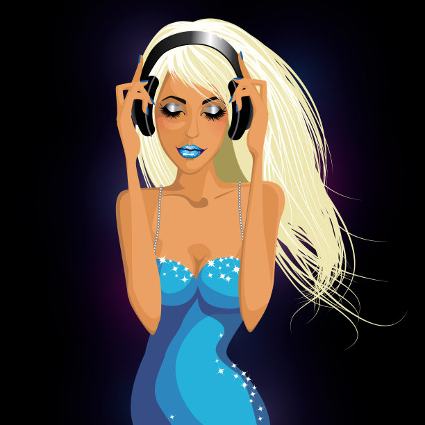 夜总会的女孩图片下载