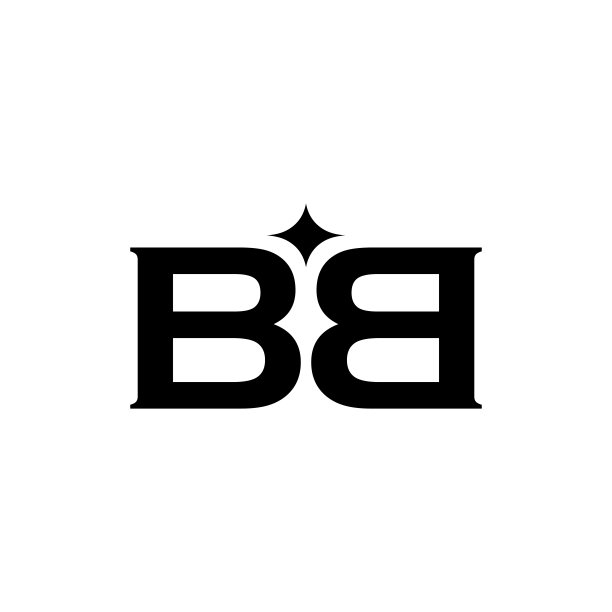 BB字母标志矢量图标插画图片下载