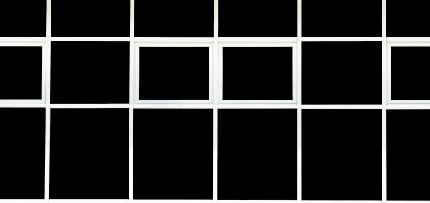 清除黑色背景上隔离的大窗口图片下载