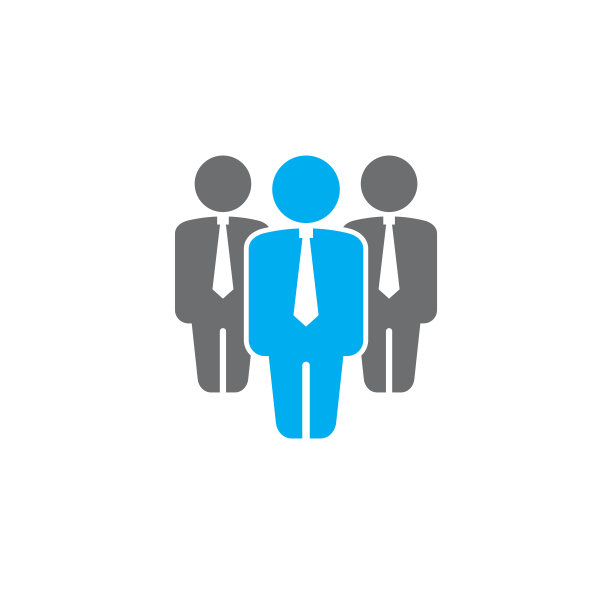 在图形和网页设计的背景上与商业人士相关的图标组。创意插图概念符号的web或移动应用程序。图片下载