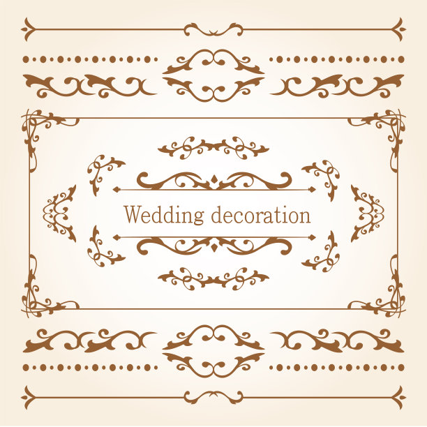 美丽的复古色调框架集，设计材料收集图片下载