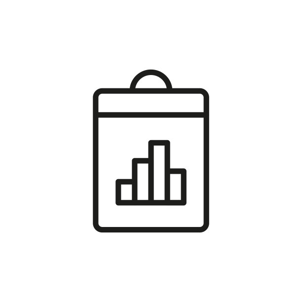 简约报告线条图标图片下载