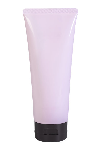 粉红色管化妆品或药品。你的广告模板-霜，凝胶，膏。照顾一个身体。图片下载