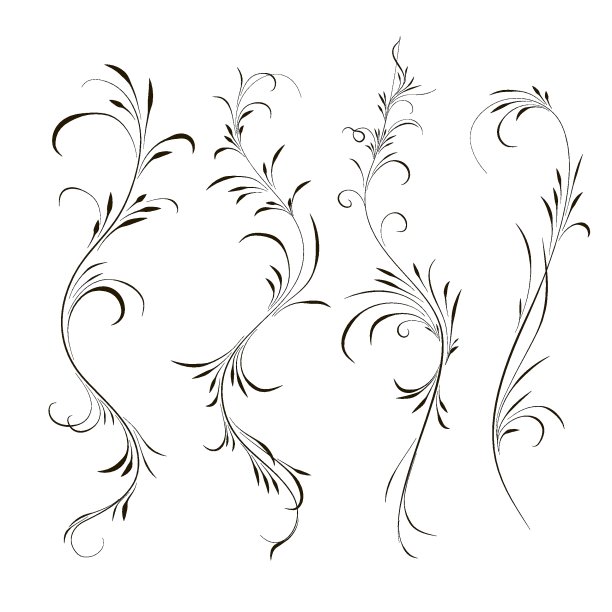 书法元素,点缀图片下载