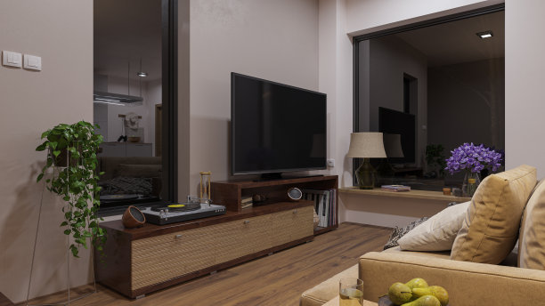 灯光装饰客厅图片下载