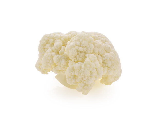 在白色背景上孤立的菜花。图片下载