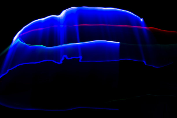 抽象背景与蓝色光画图片下载