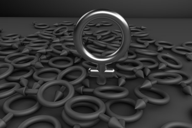 3d渲染或国际妇女节的概念图片下载