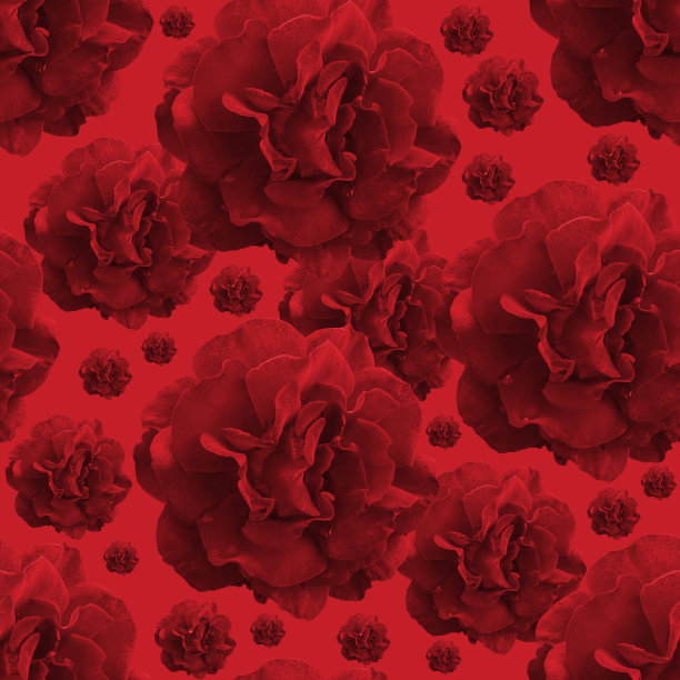 无缝背景玫瑰图片下载