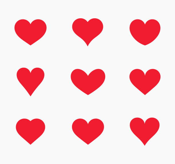 红心图标。图片下载