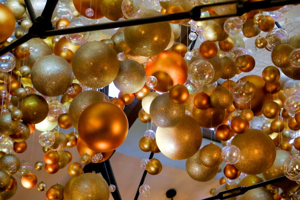 球挂装饰装饰，庆祝节日季节图片下载