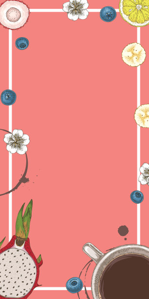 咖啡馆菜单模板图片下载