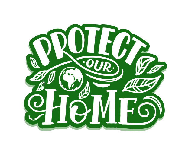 环保袋印花布设计。零售广告。环境概念的文字报价。有机设计模板。排版矢量插图。图片下载