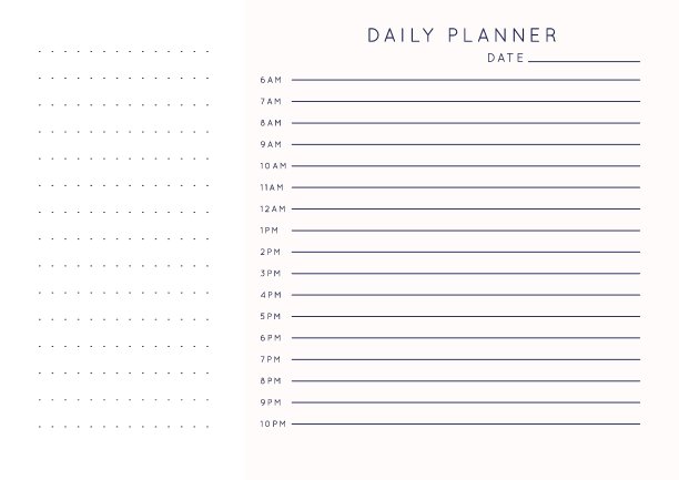 计划单向量图片下载