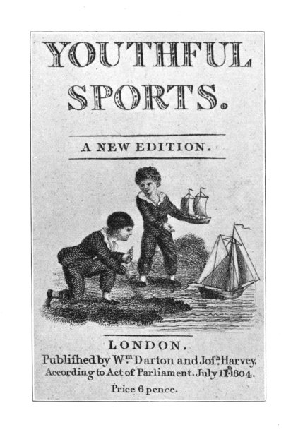 雕刻的书封面格鲁吉亚男孩玩船1801从被遗忘的儿童书籍1898图片下载