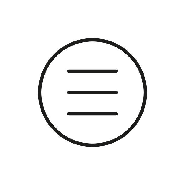简约菜单线条图标图片下载