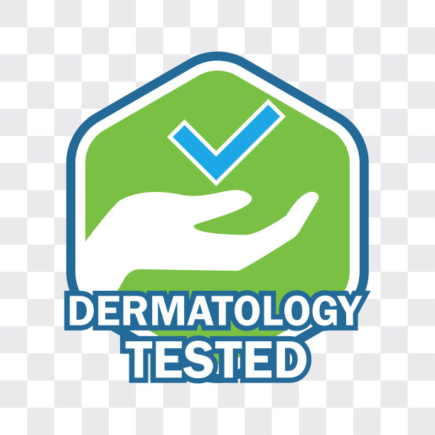 皮肤病学测试图标的化妆品。矢量图图片下载