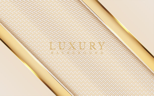 奢华的金色背景与金属纹理和昂贵的芥末色调在3d抽象风格。图片下载