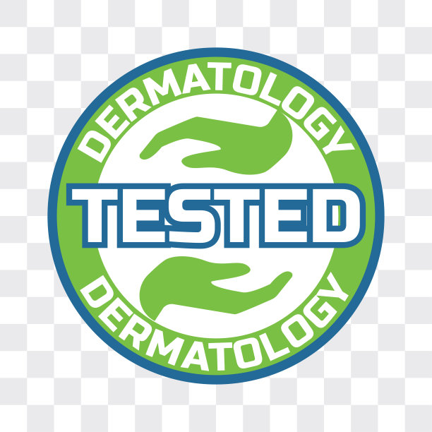 皮肤病学测试图标的化妆品。矢量图图片下载