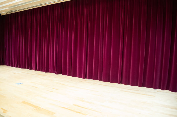舞台和幕布照片图片下载