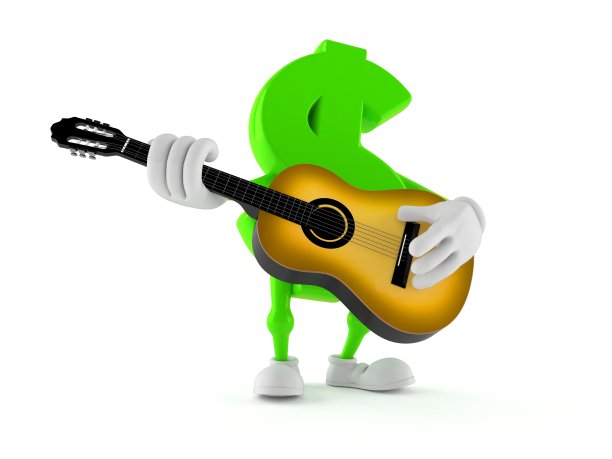 美元角色弹吉他图片下载