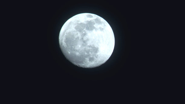 夜空中的满月图片下载