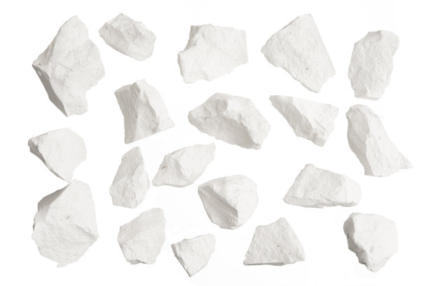 石头碎裂，爆炸孤立在白色背景上图片下载