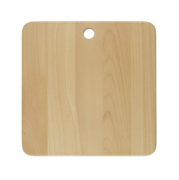 孤立的棕色木砧板图片下载