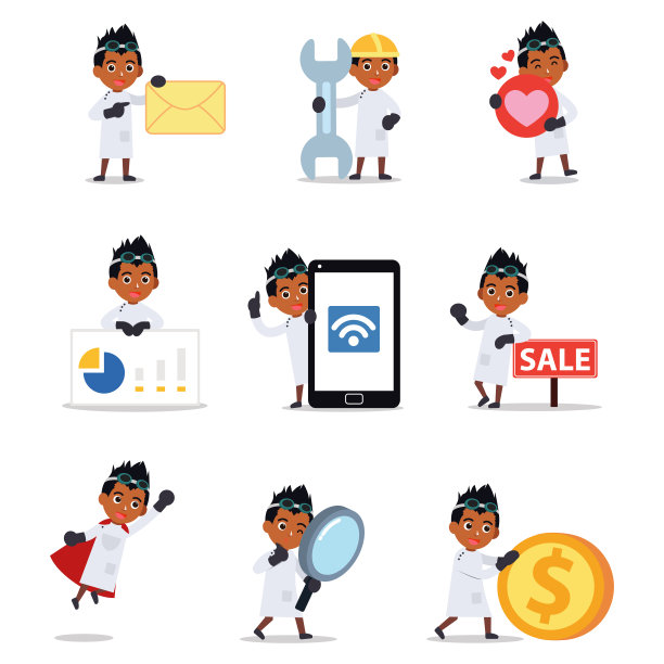 在实验室里戴着手套的疯狂男教授。图片下载