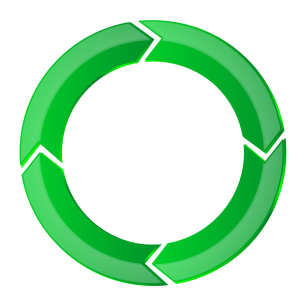 绿色3 d圆图片下载