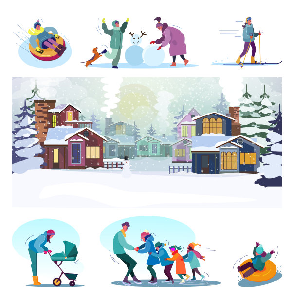 寒假为孩子们设置图片下载