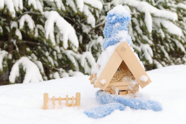 木屋的模型。图片下载