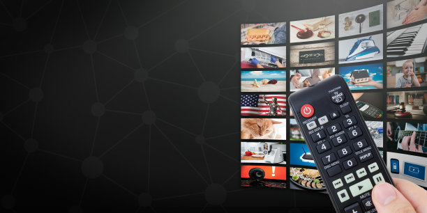 电视流媒体服务，VOD服务网站背景图片下载