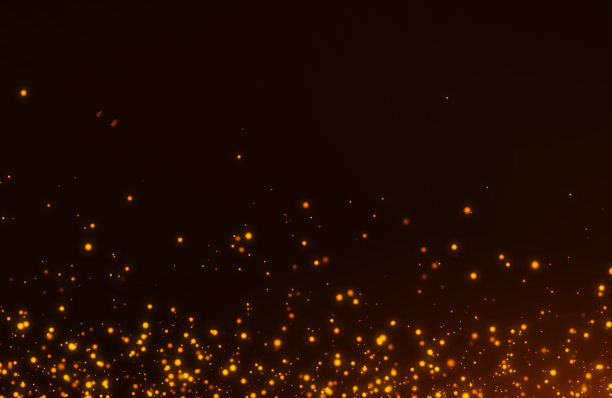 摘要散景闪光灯的背景是闪烁的金粒子和光晕图片下载
