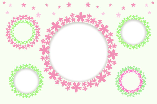 形象的春天，火焰的樱花背景图片下载