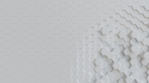 白色六角背景图片下载